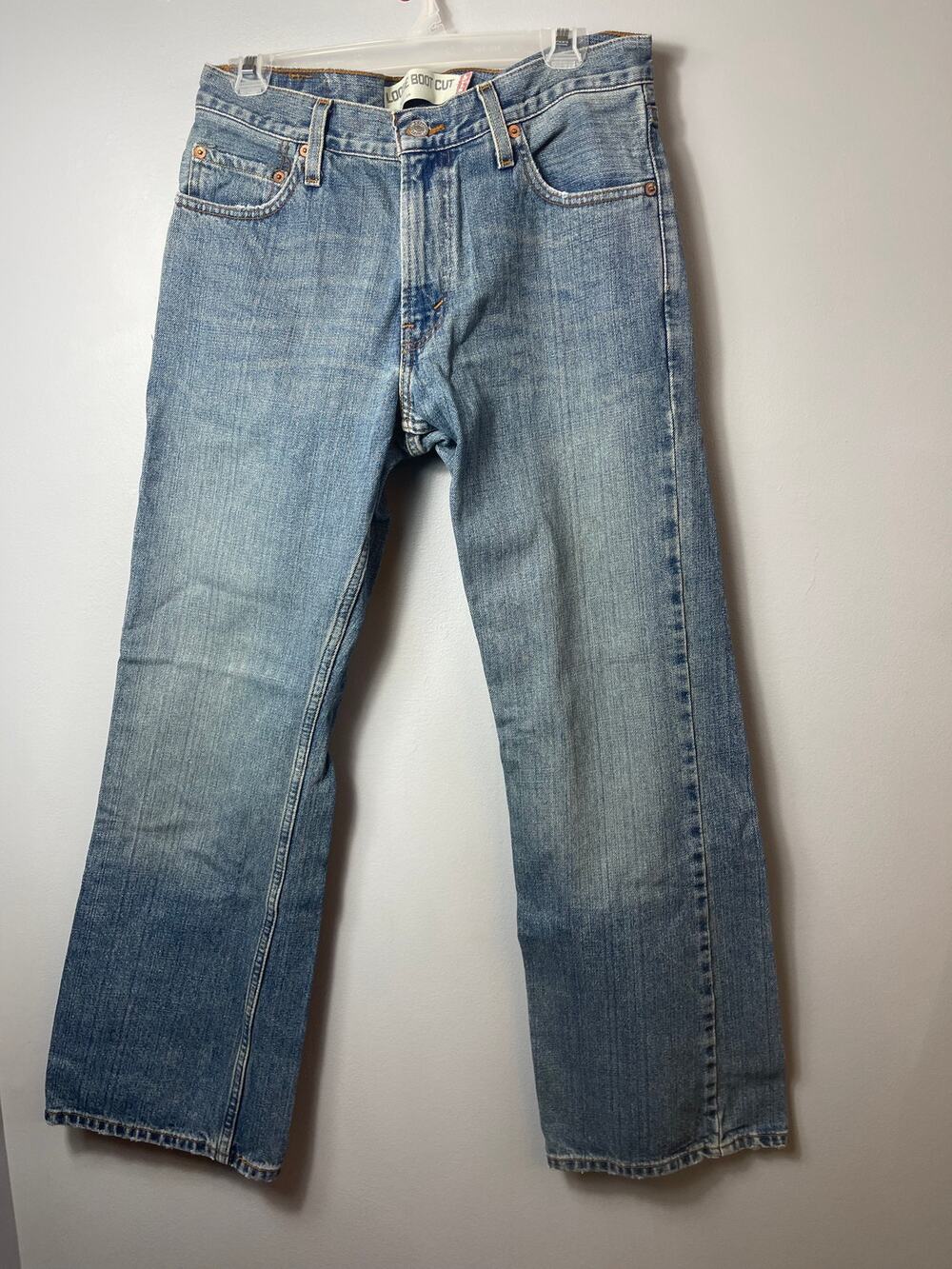 Vintage Levi’s 567 Relaxed Flare Jeans Blue Denim Baggy Skater Y2K 30x30